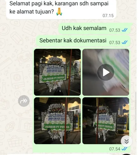 Pengiriman Papan Bunga Selamat Panongan